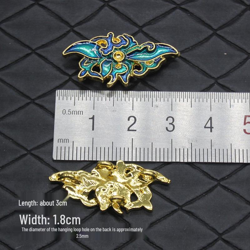 Colorful Cloisonné Enamel Butterfly Hanfu Hairpins & Hair Clips