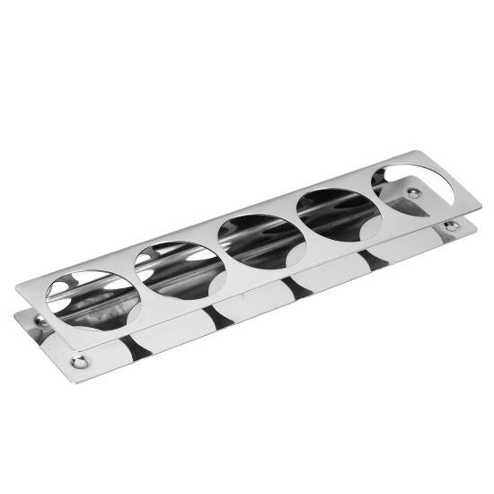 Dental Drip Bottle Placement Rack Silver Stainless Steel Reusable Bottle Holder for Dentists 