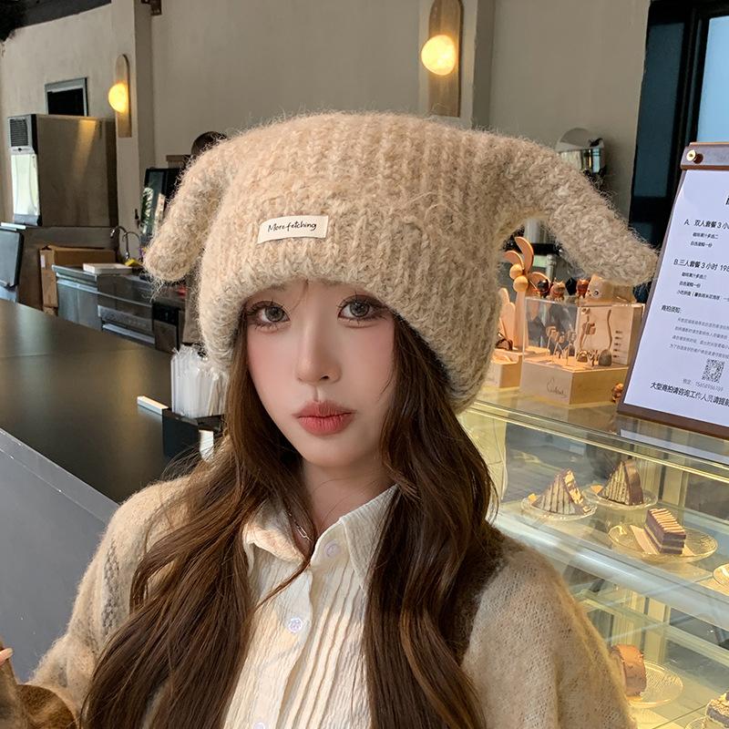 Neue Mode Wolle Wolle niedliche Tentakel lustig warm großer Kopfumfang kalte Mütze Herbst und Winter Wolle Strickmütze