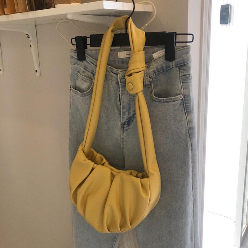 Bag Women 2025 Spring New Design Folded Dumpling Bag Fashion One Shoulder Oblique Span Small Bag Women