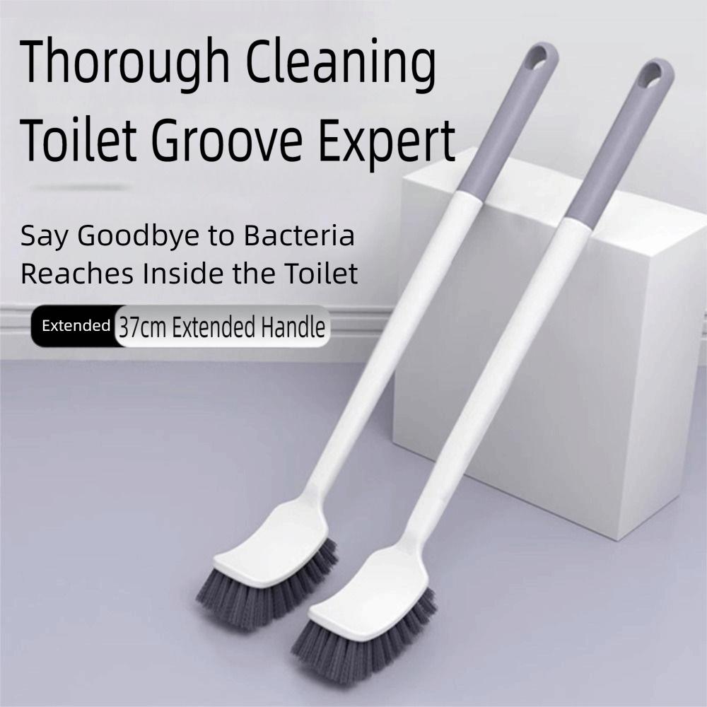 New Long Handle Toilet Brush Soft Hair Wall-mounted Corner Gap Brush No Dead Corners Toilet Cleaning Brush Bathroom Accessories