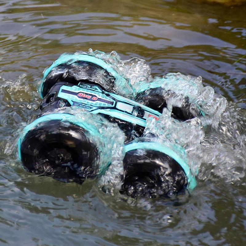 2.4G Remote Control Water And Land Long Enduranced Tumbling Stunt Car Can Be ChargedToy Playsets