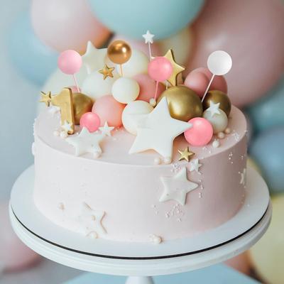 20 ks Zlatá Stříbrná Kulička Topper na Dort Šťastné Narozeniny Dekorace Topperu na Dort DIY Vlaječka na Cupcake Ozdoba Svatba Vánoční Kulička Dekor