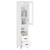 VidaXL Highboard White 34.5x34x180 Cm Engineered Wood 3199273