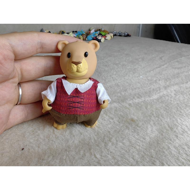 1pcs Mini Forest Animal Family Dollhouse Furniture Woodzee Rabbit Bear Dog Cat Pets Figure Toy Dolls Kids Gifts