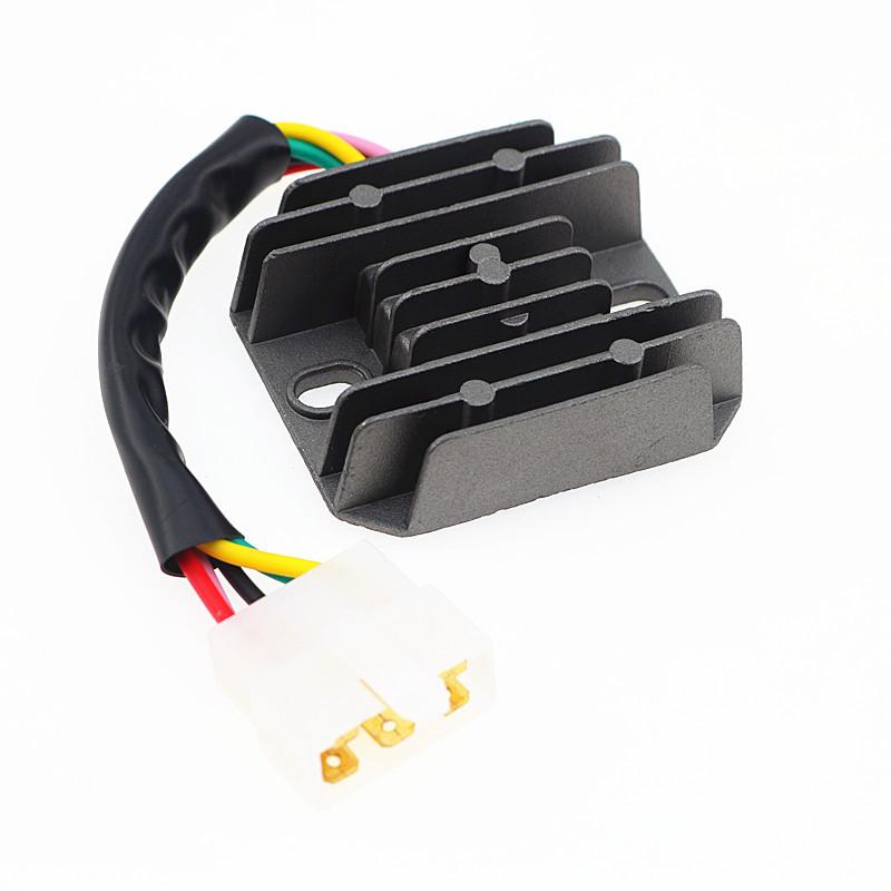 Motorcycle Voltage Regulator Rectifier 5 Pin 12V For Gy6 50Cc 125Cc 150Cc Scooter Atv Moped Motorbike Accessories