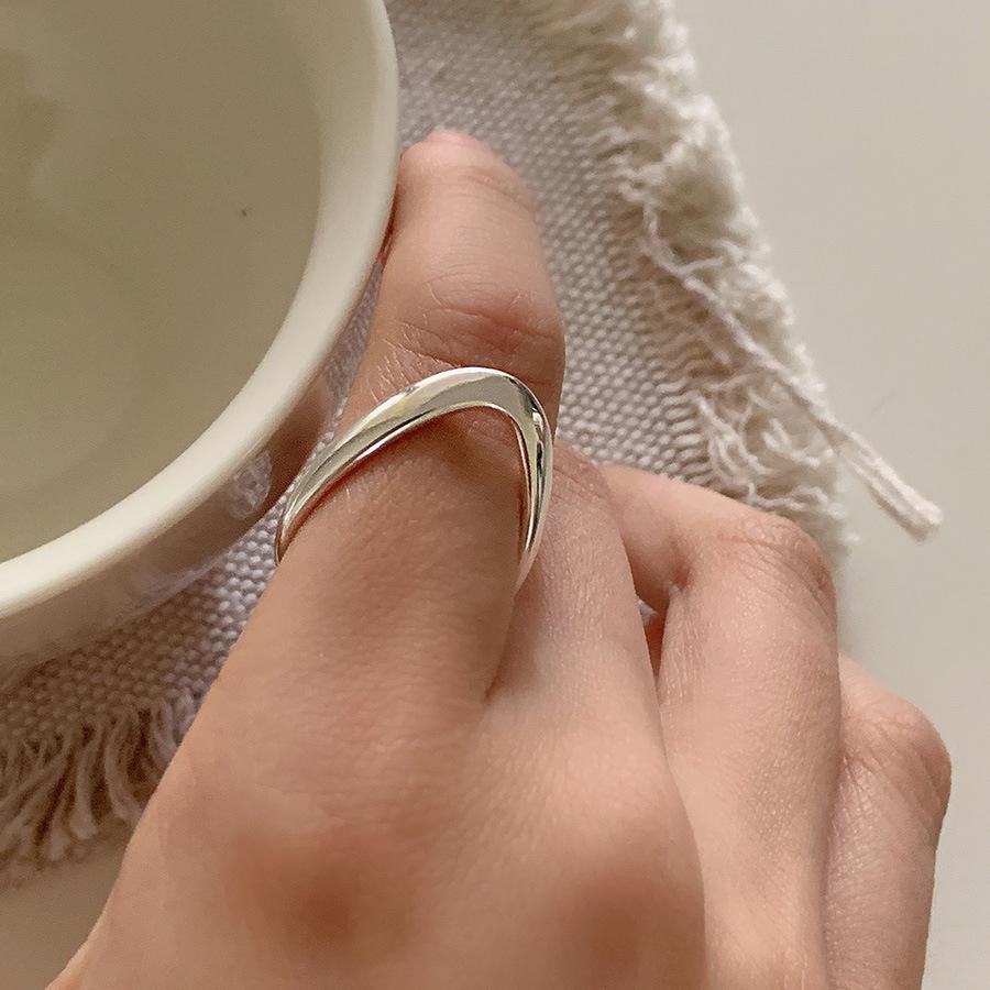 Korean Minimalist Adjustable Open Ring - Versatile Design for Index Finger