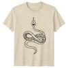Mystical Serpent Celestial Creature Bohemian TShirt Celestial Serpent