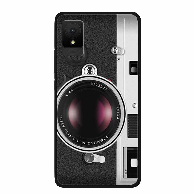 Für TCL 505 Handyhüllen Rückabdeckung Für TCL 502 Schwarzer Rand Silikon TPU Funda für TCL505 Marmor Weiche Hülle Bunte Hülle Bumper