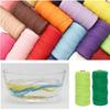 DIY Macrame Cord Cotton 2mm 100M Rope String Sewing Handmade Macrame Rope Ribbon Crafts Twine Thread Home Party Wedding Decor