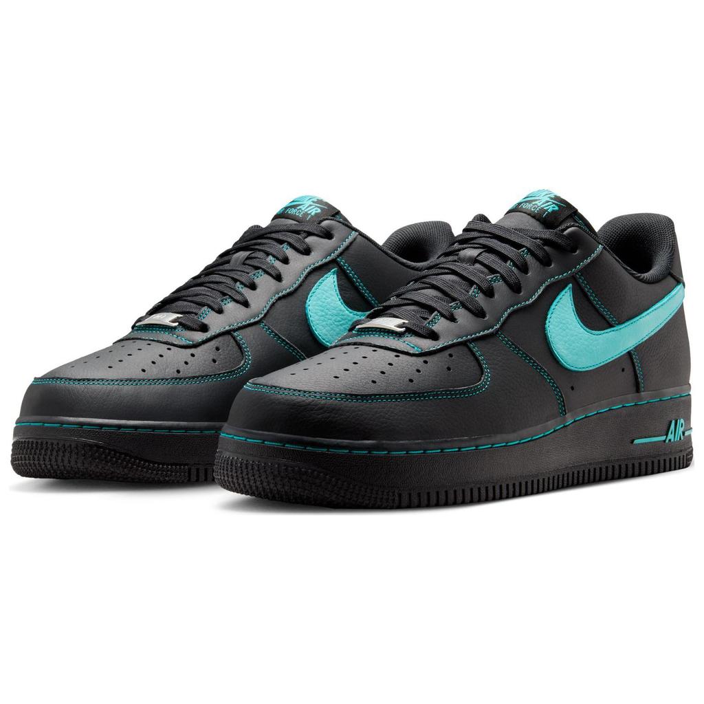 Nike Air Force 1 07 LV8 Un-Tiffany Men Sneakers Black Dusty-Cactus HQ2037-002