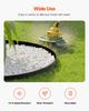 Landscape Edging, 1000 X 10 Cm Plastic Garden Border Edging with 30 Spikes & 2 Ground Stakes, No Dig, Flexible Lawn Edgings Roll, UV-Resistant Mini