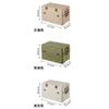 Double-Layered Picnic Storage Box, Folding Design for Outdoor Use with Multi-Functional Organizer