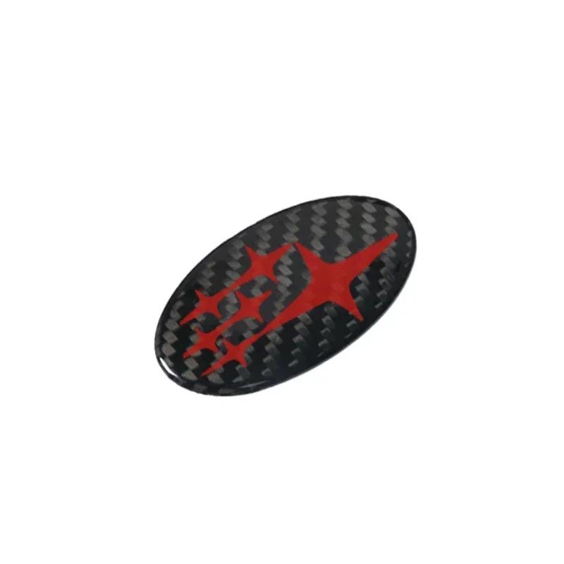 Carbon Fiber Car Steering Wheel Logo Emblem Badge Stickers for Subaru Forester Outback Impreza Legacy STI WRX BRZ Tribeca Ascent Z15