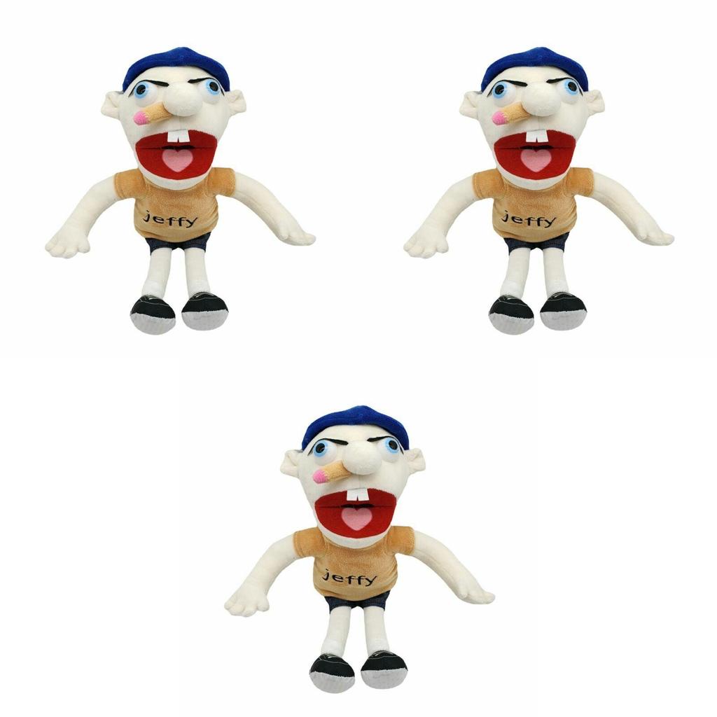 Jeffy 40cm Plüschpuppe Mit lustigen Bewegungen und realistischem Design Für das Rollenspiel und Geschichtenerzählen von Kindern