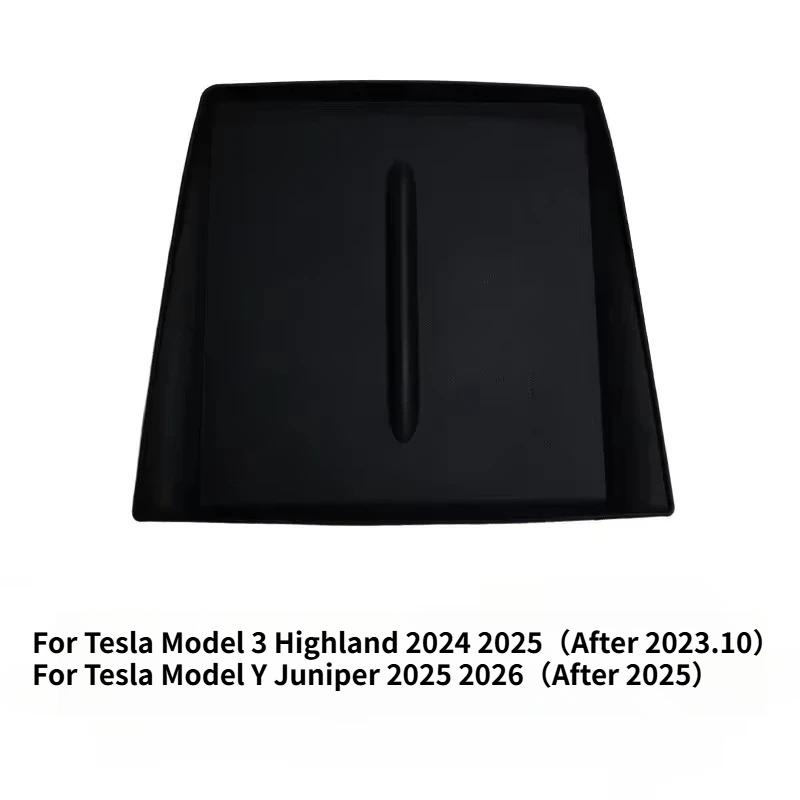 For Tesla Model 3 Y Juniper 2026 Silicone Wireless Charging Pad Non-Slip Mat Dust-Proof Charger Protect Cover Car Accessories