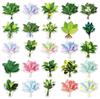 50 Pomelo Leaf Stickers: Waterproof Green Plant Designs for Car, Fridge, Thermos, and Journal Decoration
