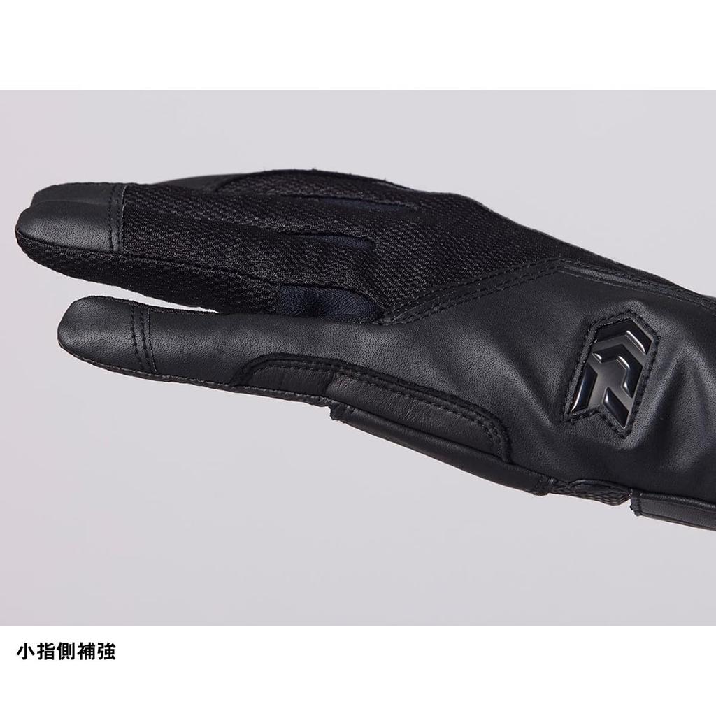 Daiwa Offshore Leather Gloves Black Gold XL 24DG-7324