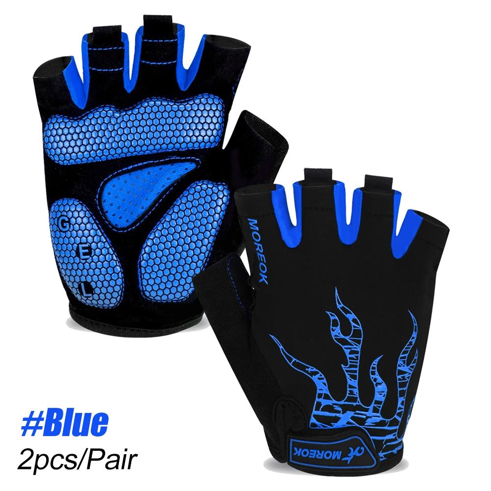 5Mm Sbr Padded Bike Gloves Breathable Non Slip Cycling Gloves For Men Women Mountain Road Biking