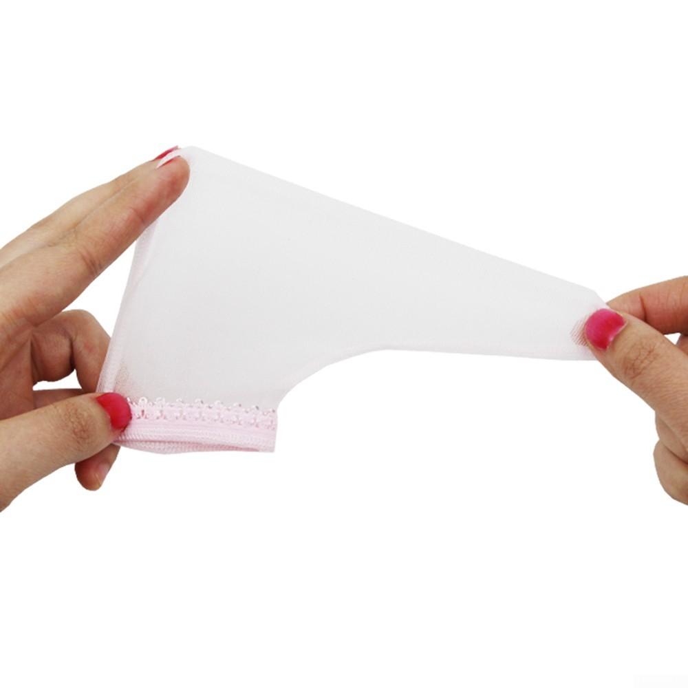 Sissy Men Open Sheath Sleeve Jet Cover Up Thong C-String Pouch Brief Underwear