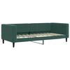 VidaXL Lit de jour avec matelas vert foncé 90x200 cm velours 3196669