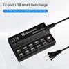 5V 2A 12-Port USB Charging Hubs Power Stations Mobile Phone Charging for Smartphone Tablets and More