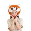 Brown Raccoon Hood Hat, Photo Props, Cartoon Hood, Performance Props