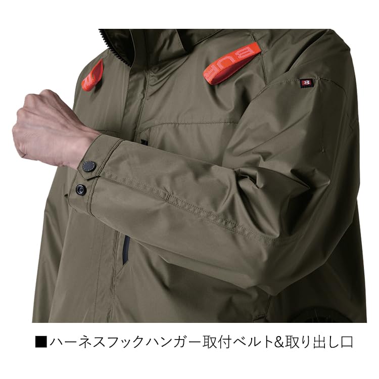 BURTLE Flugzeug Kurzarm Blouson (ohne Lüfter) AC2066 FLUGZEUG XL 35 Schwarz