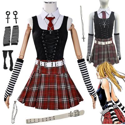 Misa Amane Cosplay Death Cosplay Costume Debut Daily Sexy Dress Subculture Necklace GothLoli Uniform Outfit