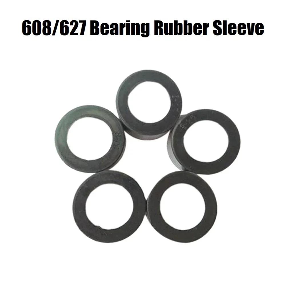 10pcs Bearing Rubber Sleeve Power Tool Parts For 608 Angle Grinder Electric Hammer Bearing Cover Electrical Tool Accessories