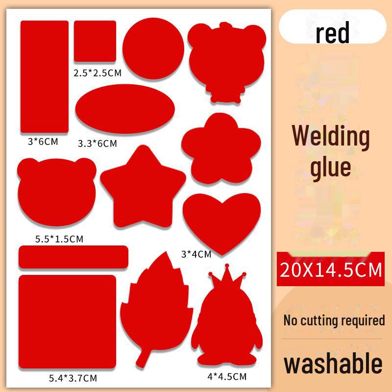 Autocolante cu patch-uri colorate cu desene animate: Reparații autoadezive, fără cusături, fără cusături pentru jachete și haine