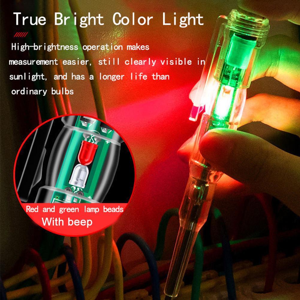 2025 Professional Voltage Tester Pen Electrician Voltmeter Power Pen Neutral/Live Line Test Tool for Test Electricity F6L4