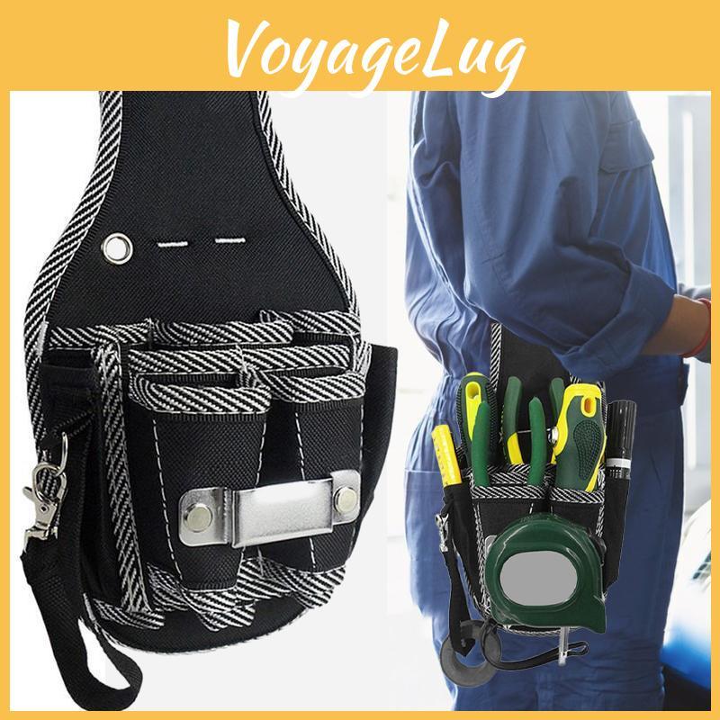 Fabric Tool Multifunctional Bag Nylon Tool Belt Screwdriver Kit Holder Tool Bag Pocket Pouch Bag Electrician Waist Pocket Case