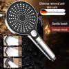High-Output Three-Speed Boost Shower Head for Enhanced Pressure