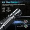 KLARUS XT2CR Pro 2100 Lumen Ultra Dual Tail Switch Includes Batteries and Cover Flashlight, Bright, Rechargeable, Flashlight,