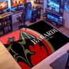 Bacardi Bat Logo Rug, Suitable for Living Room, Bedroom, Game Room, Computer Room and Home Décor.