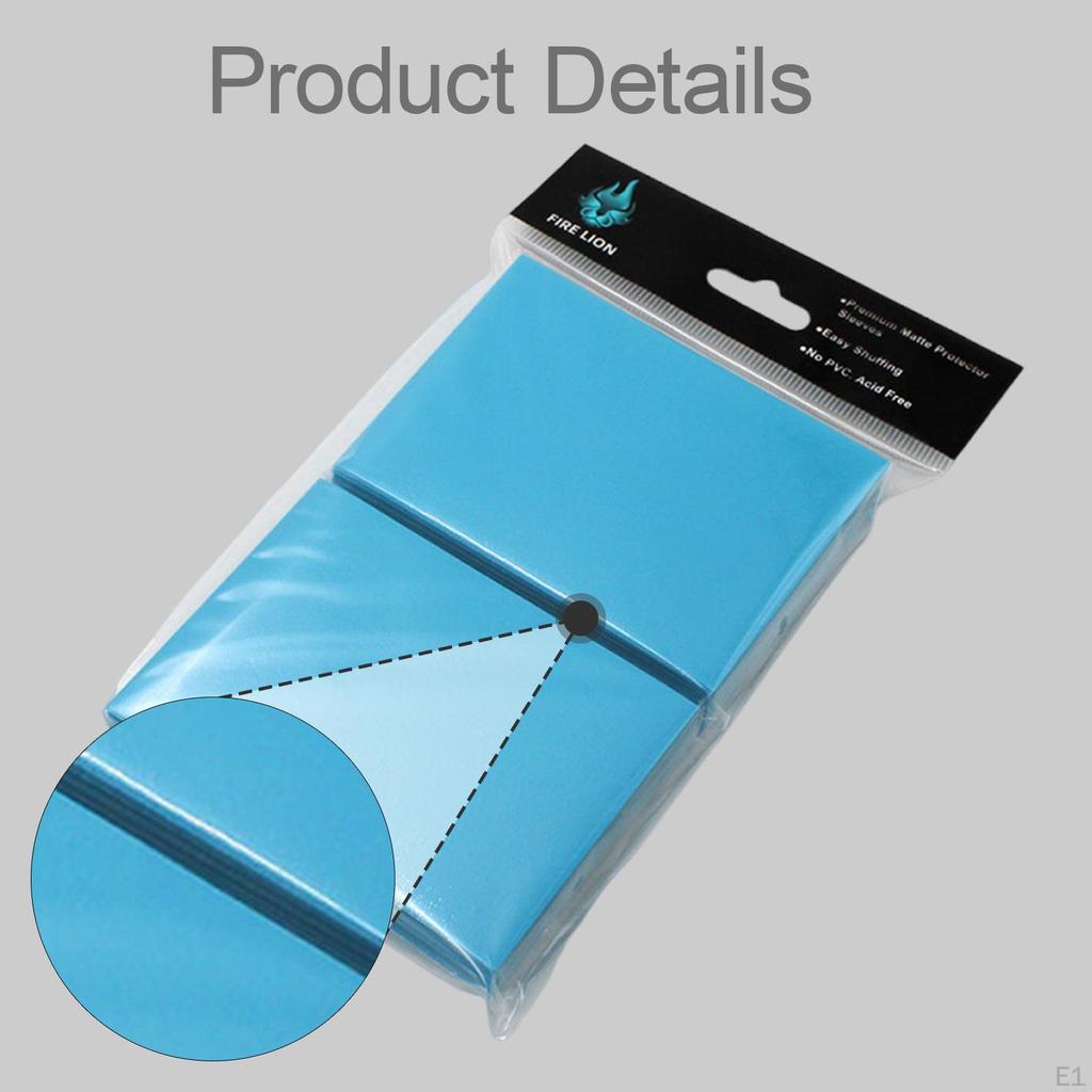 100 Pack Card Sleeves, Frosted, Versatile Gifts, High Performance, Lightweight, for Collector