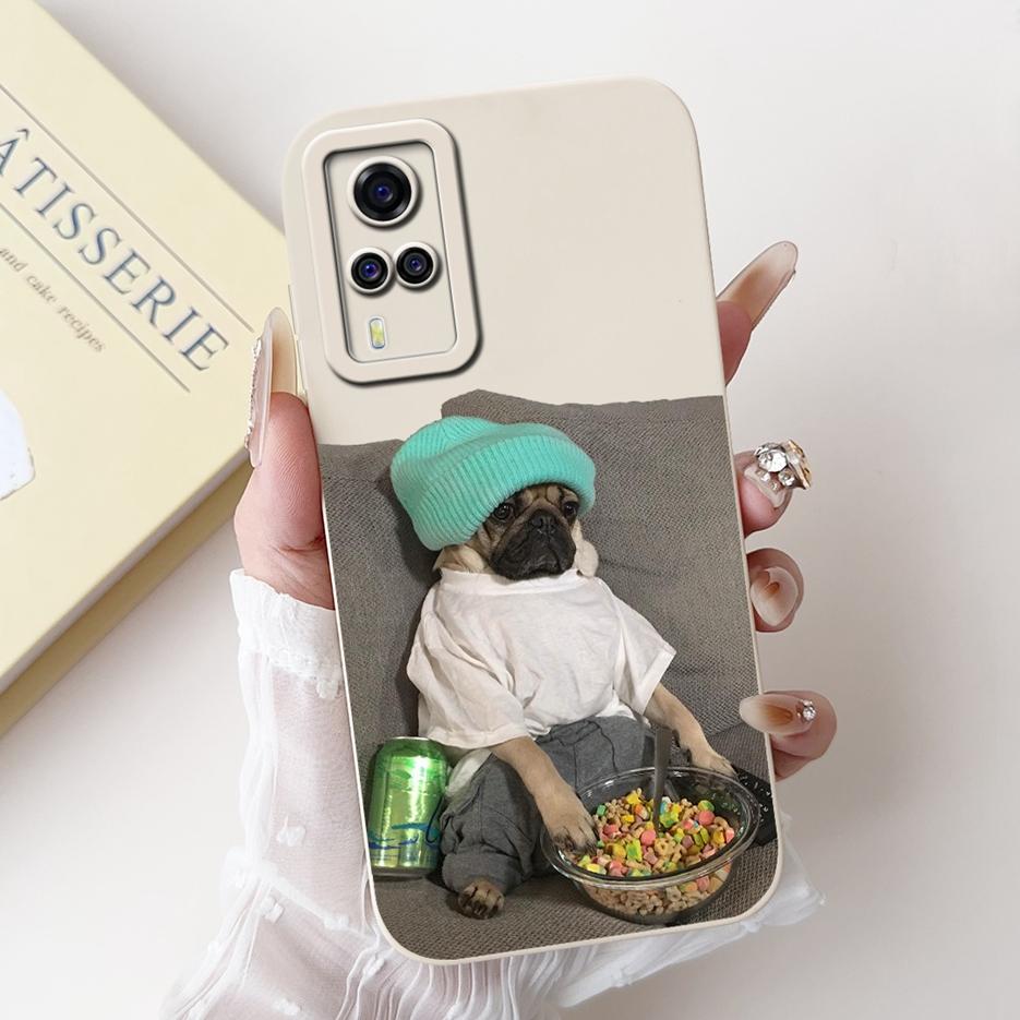 For Vivo Y31 Case Vivo Y51 2020 V2030 Cute Dog Cartoon Phone Case For Vivo Y53s 4G VivoY33 V2057 Vivo Y31 Y51 Soft Covers Fundas
