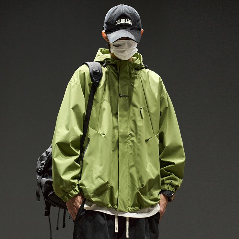 Men's Trendy Windbreaker Jacket - Spring & Autumn, Boys' Cotton Coat, Mountaineering Style
