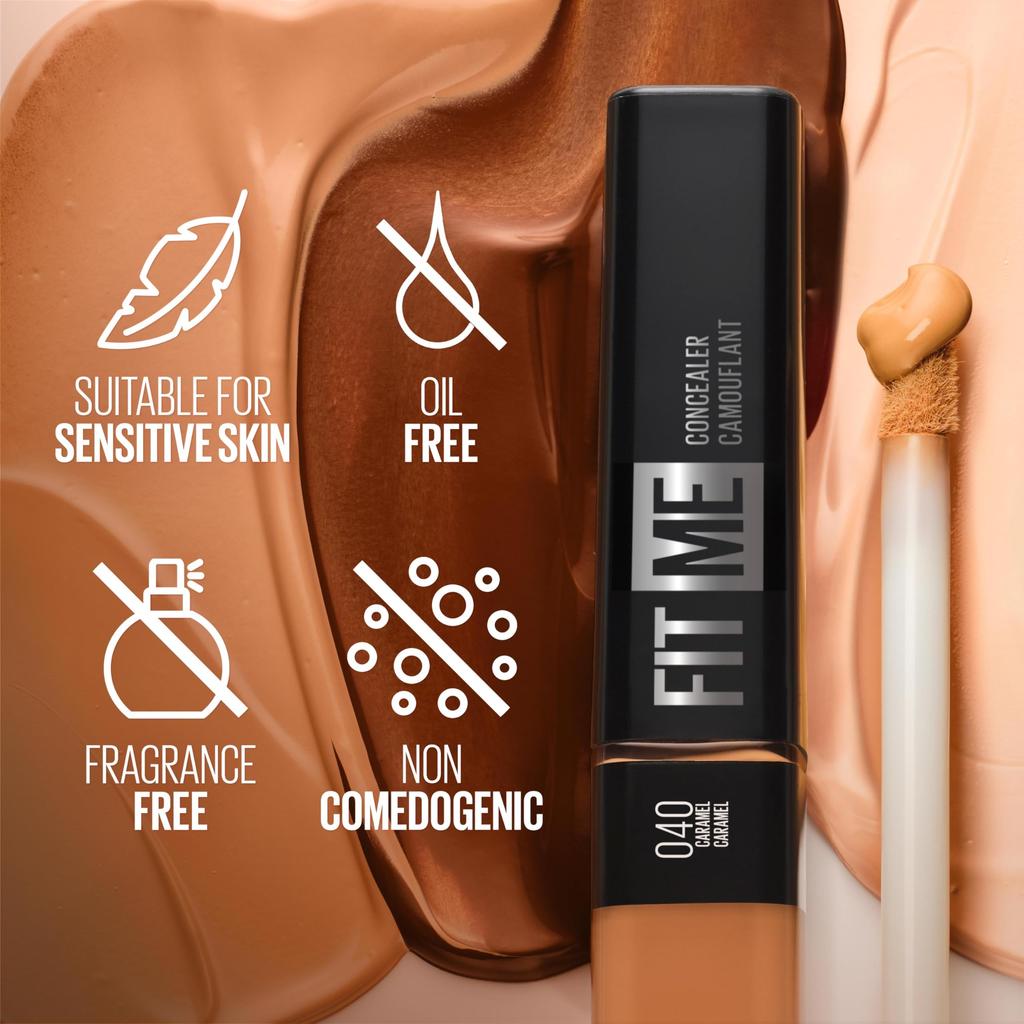 Maybelline New York Fit Me Liquid Concealer Hazelnut Oil-Free Natural Coverage 1 Fl Oz