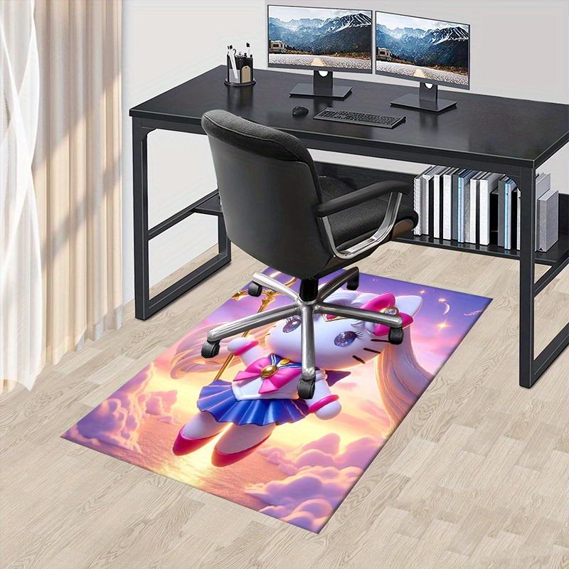 

1pc Hello Kitty Sailor Moon Themed Office Carpet, Desk Mat, Gift for, Universal Decorative Rug for Home or Workplacec104 60cm by 90cm