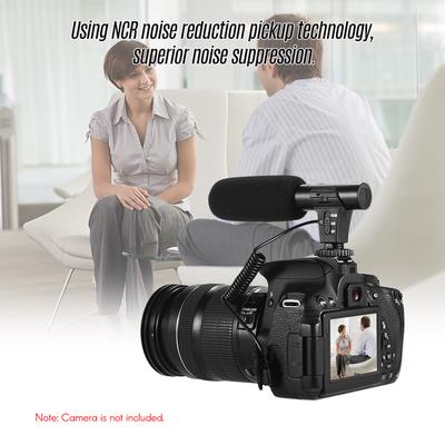 Camera Video Recording Microphone Super-Cardioid Pickup Mini Mic for