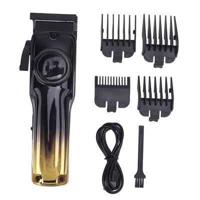 Electric Hair Clipper Adjustable Lever 2000mAh Professional Haircutting Clippers for Men with 4 Pcs