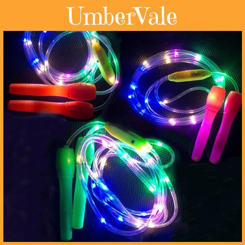 Leuchtendes Springseil für Fitness und Gewichtsverlust mit fluoreszierendem Licht für Erwachsene und Kinder