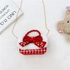 Stylish Girls Pearl Handbag With Chic Chain Strap And Adorable Bow Pattern For Toddlers
