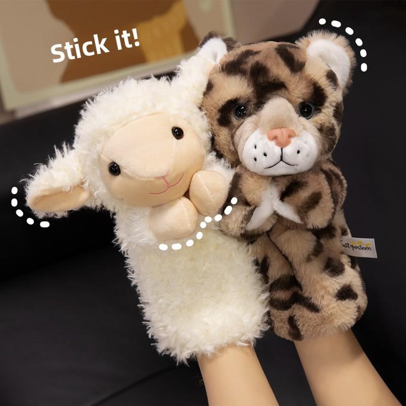 Forest Animal Hand Puppets Set Soft Plush Toys For Storytelling And Play