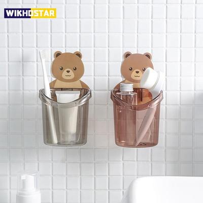 Badezimmer Zubehör Set Zahnbürste Halter Zahnpasta Lagerung Rack Wand Halterung Zahnbürste Tasse Rack Zahnbürste Stand Für Kind