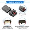 20Pin Headlight Male Female Terminal Connector Kit Single  for Ford Mondeo