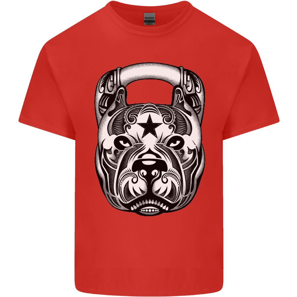 Pitbull Kettlebell Gym Training Top Workout Unisexs Light Cotton TShirt