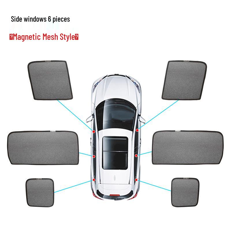 

2021 Kia Sportage NQ5 Магнитные солнцезащитные шторки для боковых окон Mesh Version